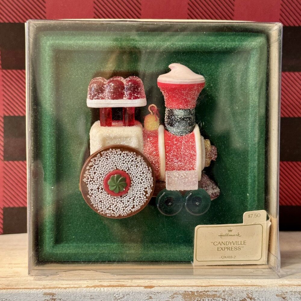 1981 Hallmark Candyville Express Christmas Keepsake Ornament | Candy Train